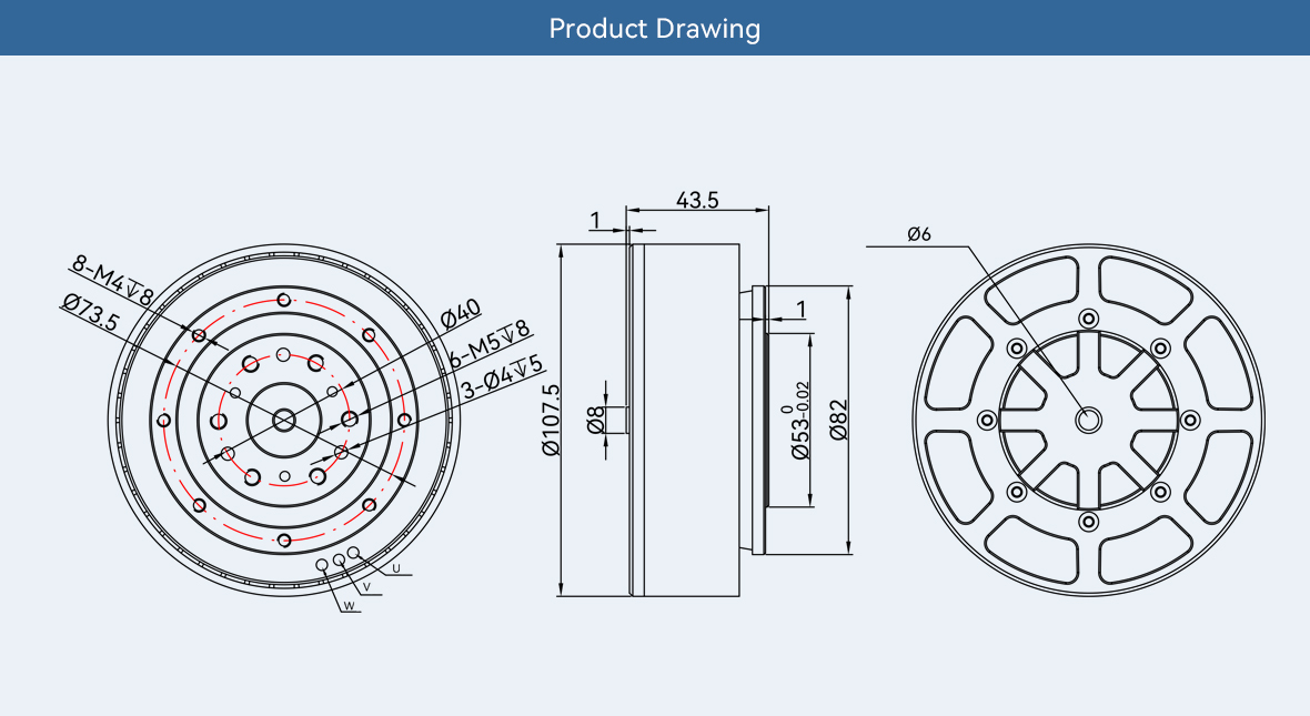 Cubermars AKE90-8 High Torque  - Bldc Planetary Gear Motor 48V High Torque recension och pris