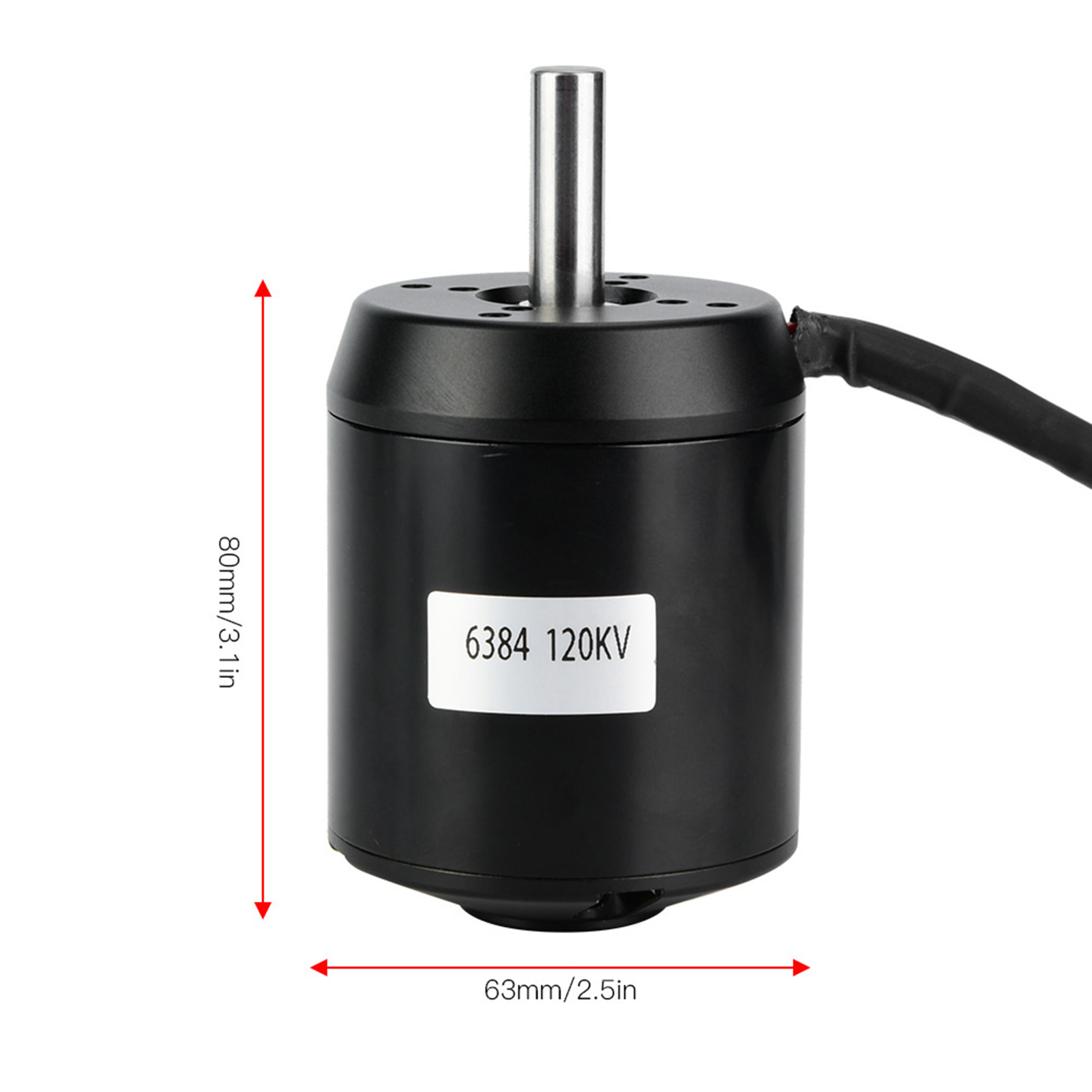 6384 120KV BLDC Outrunner Brus - 6384 Brushless Motor Sensored recension och pris