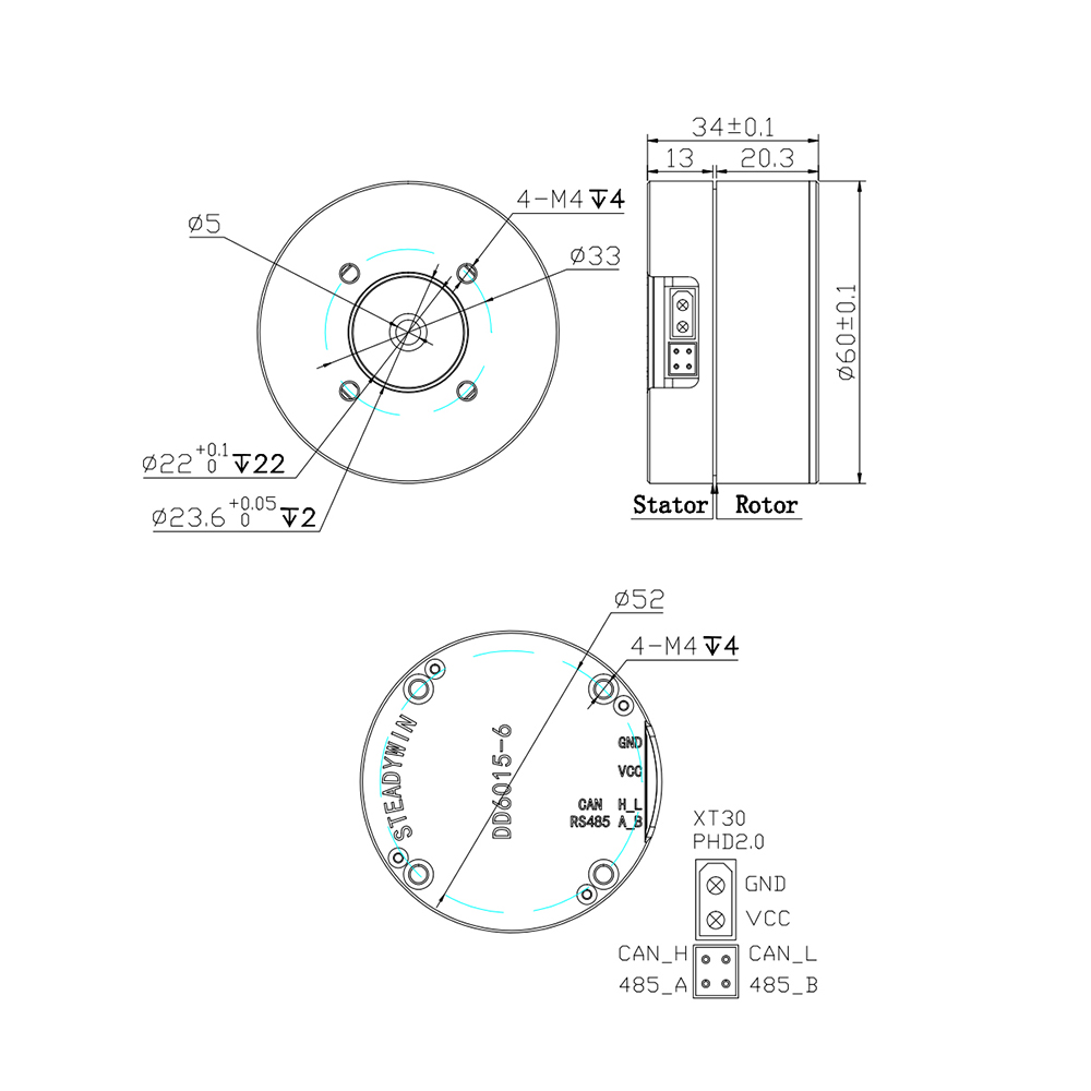 DD6015 Direct Drive Servo Moto - Direct Drive Servo Motor Robotics recension och pris