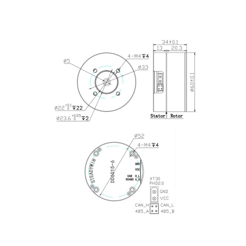 Pan/tilt, load stabilizer, rob - Direct Drive Servo Motor Robotics recension och pris