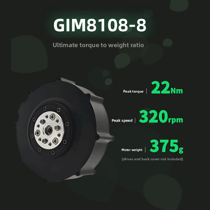 GIM8108-8 Lightweight Planetar - Bldc Planetary Gear Motor 48V High Torque recension och pris
