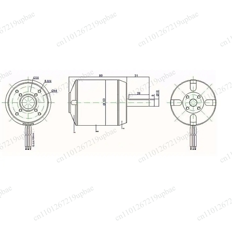 6384 150KV 200KV Sensored Brus - 6384 Brushless Motor Sensored recension och pris